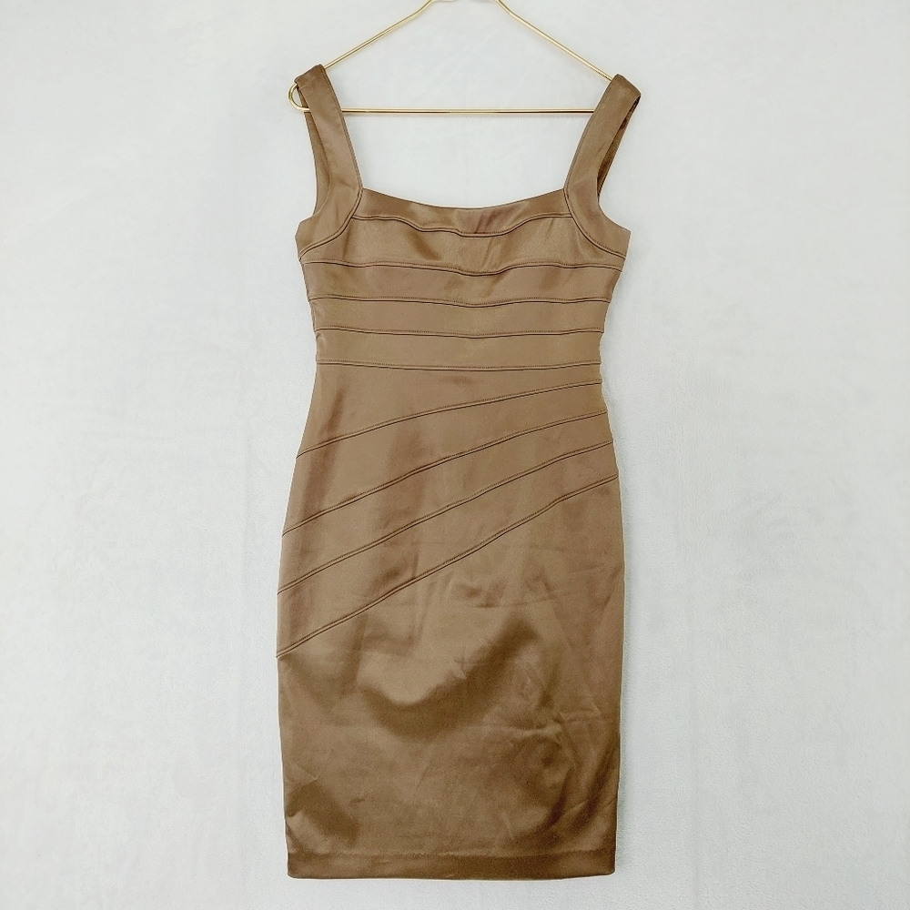 BOGO Jessica Simpson Brown Midi Sheath Dress
